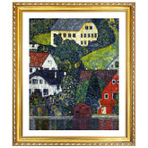 Gustav Klimt Wall Art Houses In Unterach On The Attersee Poster Framed Klimt Art