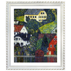 Gustav Klimt Wall Art Houses In Unterach On The Attersee Poster Framed Klimt Art