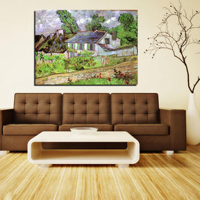 Houses in Auvers 2 Canvas Art