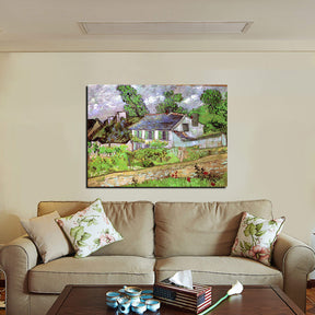 Houses in Auvers 2 Canvas Art
