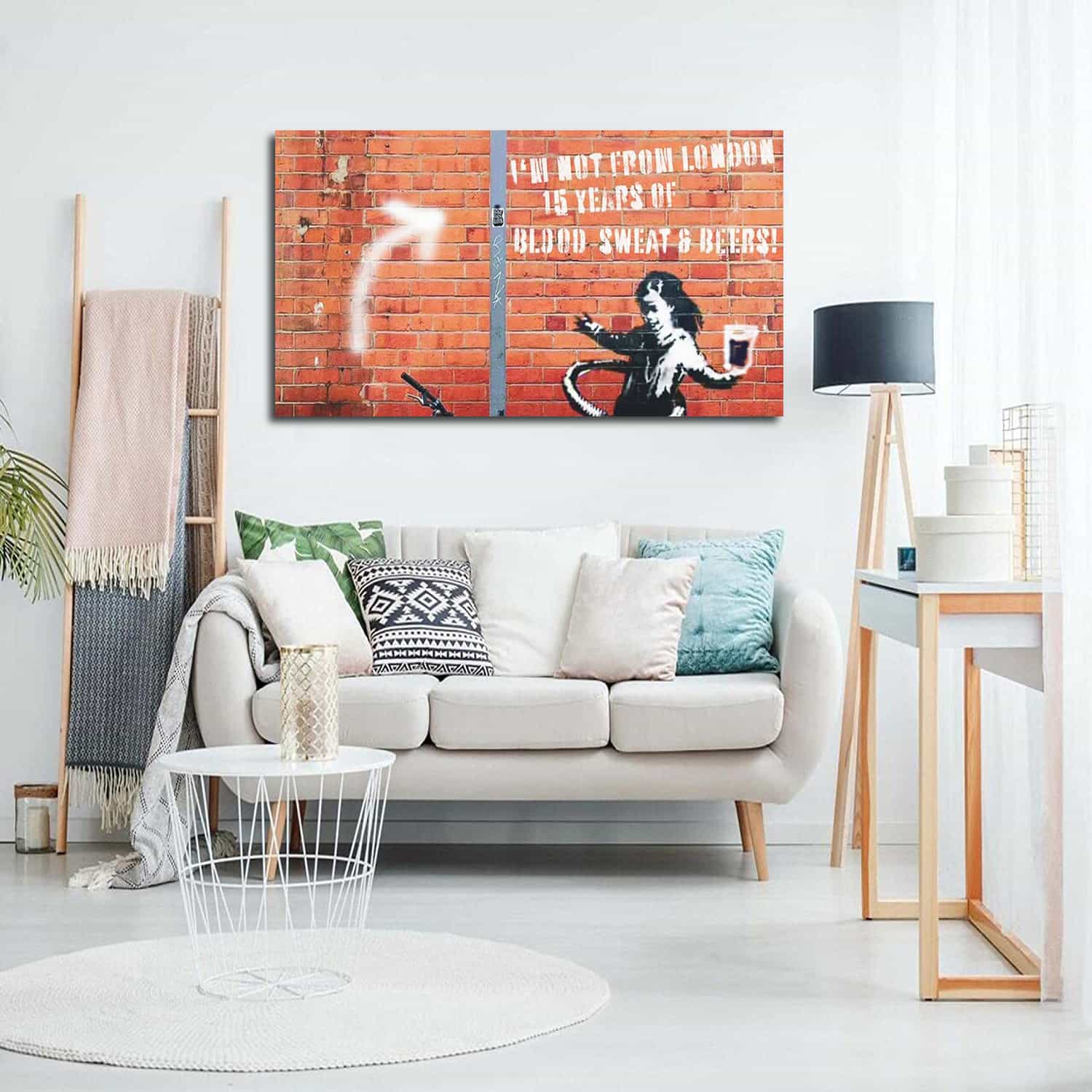 Hula Hoop Girl Canvas Art