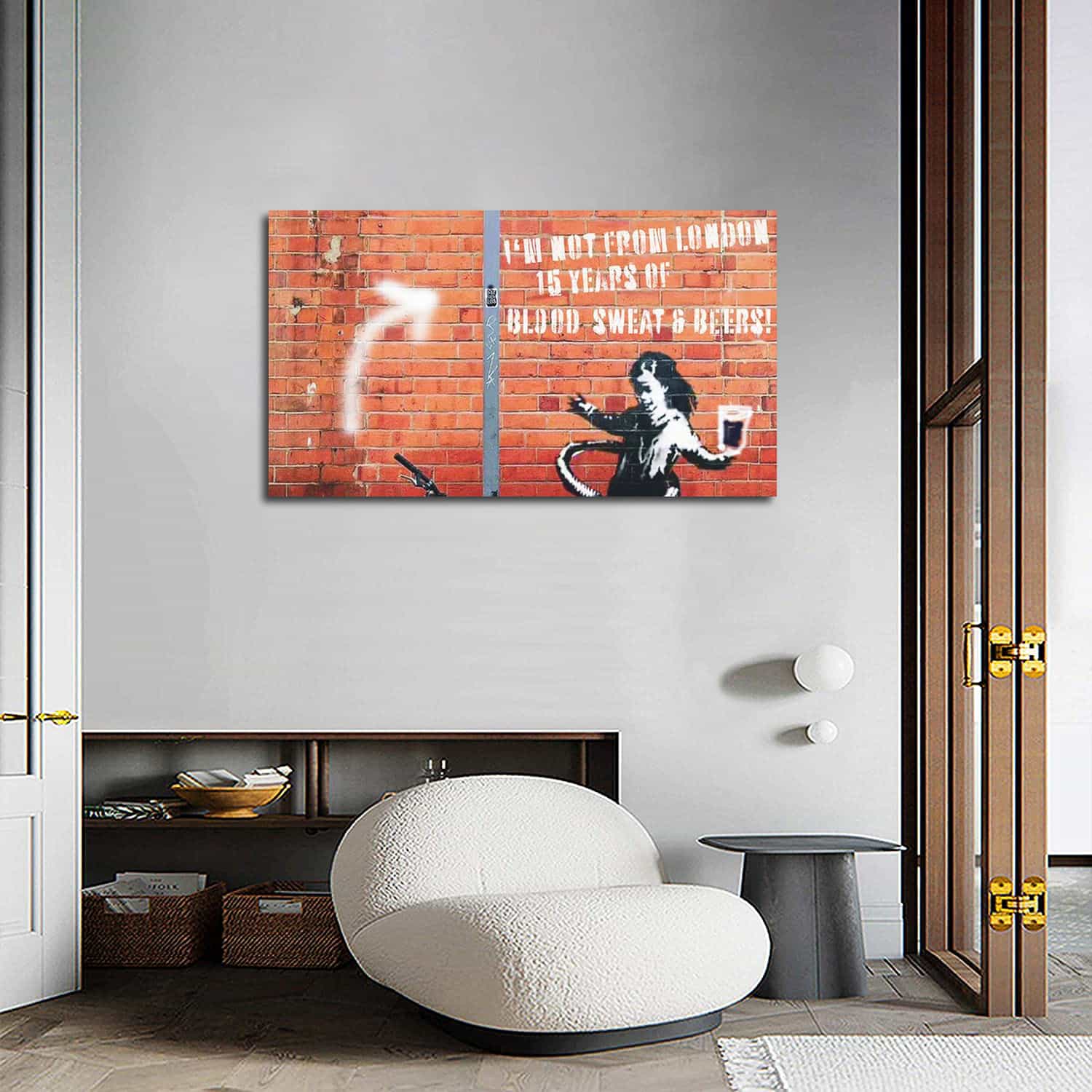 Hula Hoop Girl Canvas Art