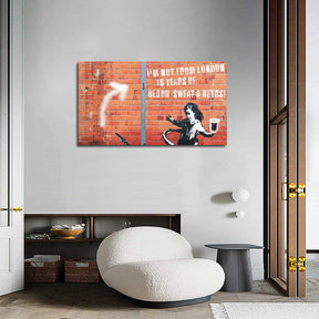Hula Hoop Girl Canvas Art