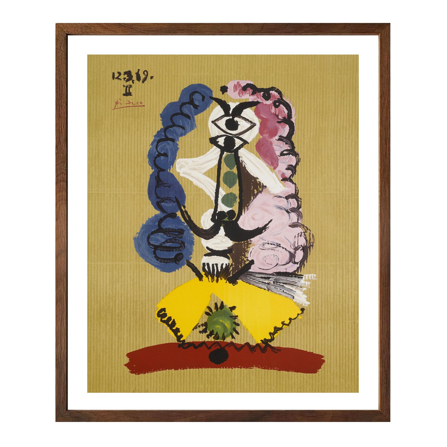 Pablo Picasso Wall Art Imaginary Portrait Poster Framed Art