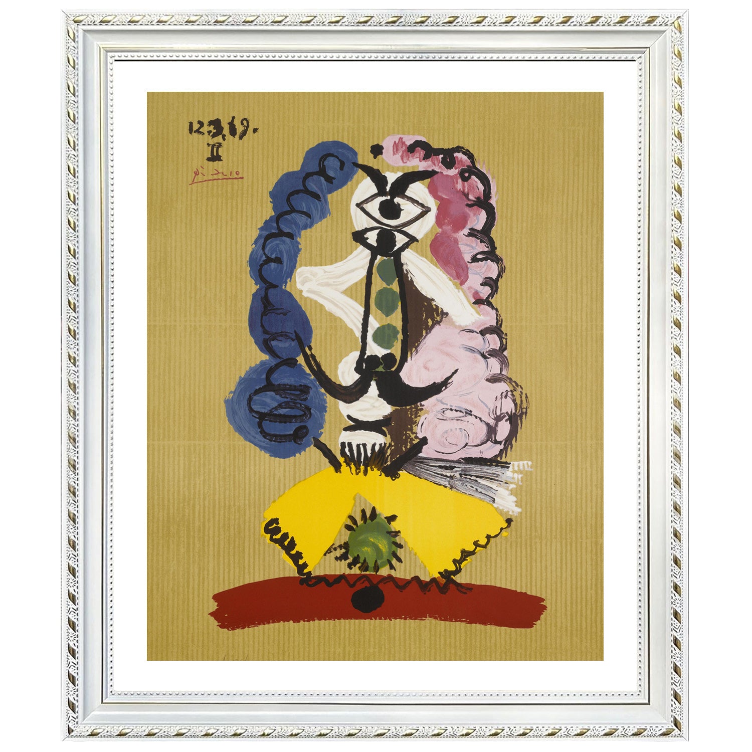 Pablo Picasso Wall Art Imaginary Portrait Poster Framed Art