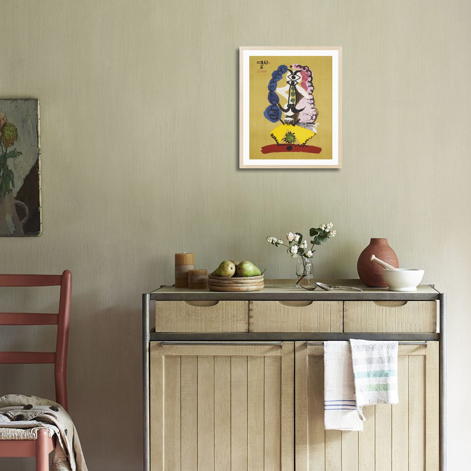 Pablo Picasso Wall Art Imaginary Portrait Poster Framed Art