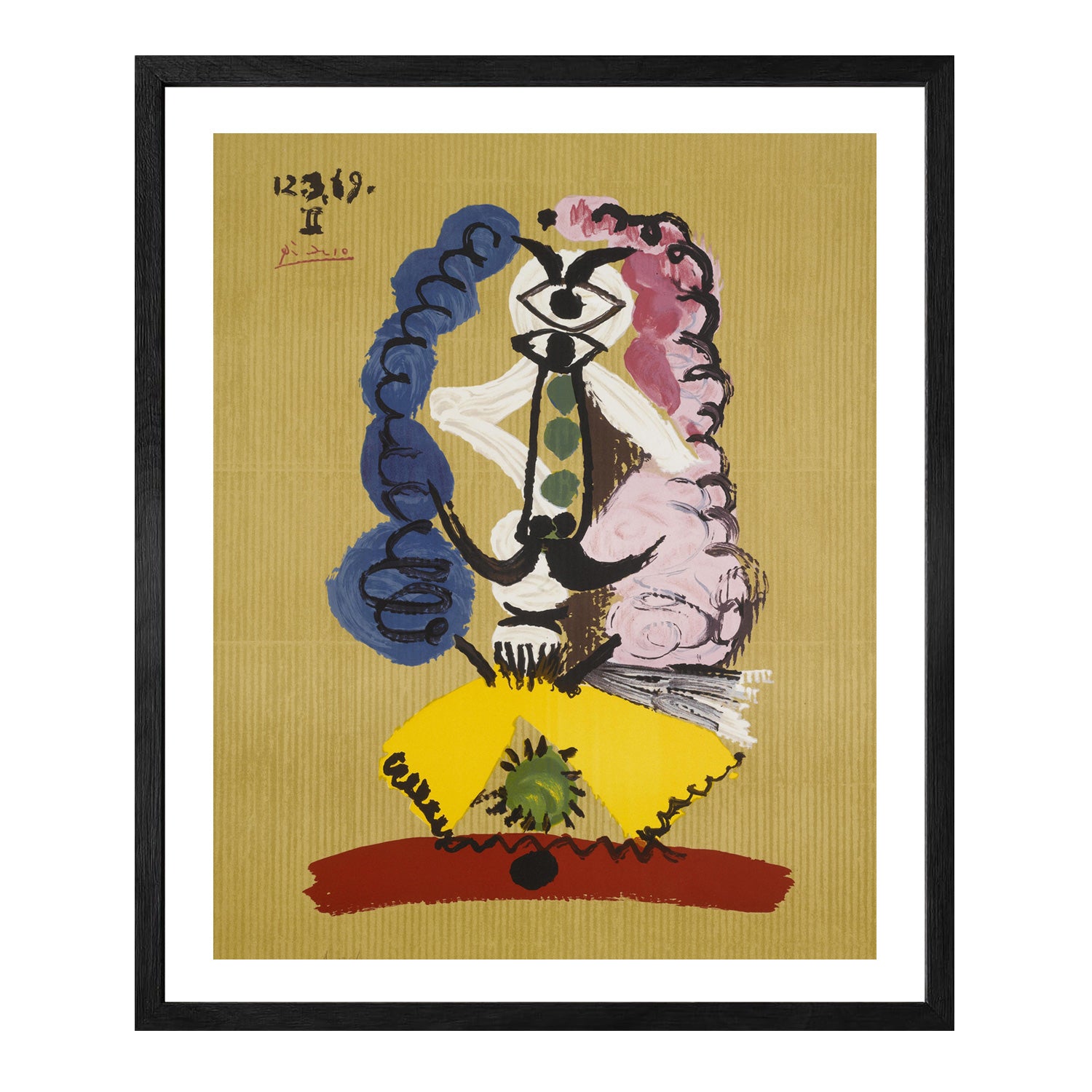 Pablo Picasso Wall Art Imaginary Portrait Poster Framed Art