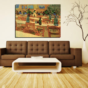 Interior Of The Restaurant Carrel In Arles Canvas Art