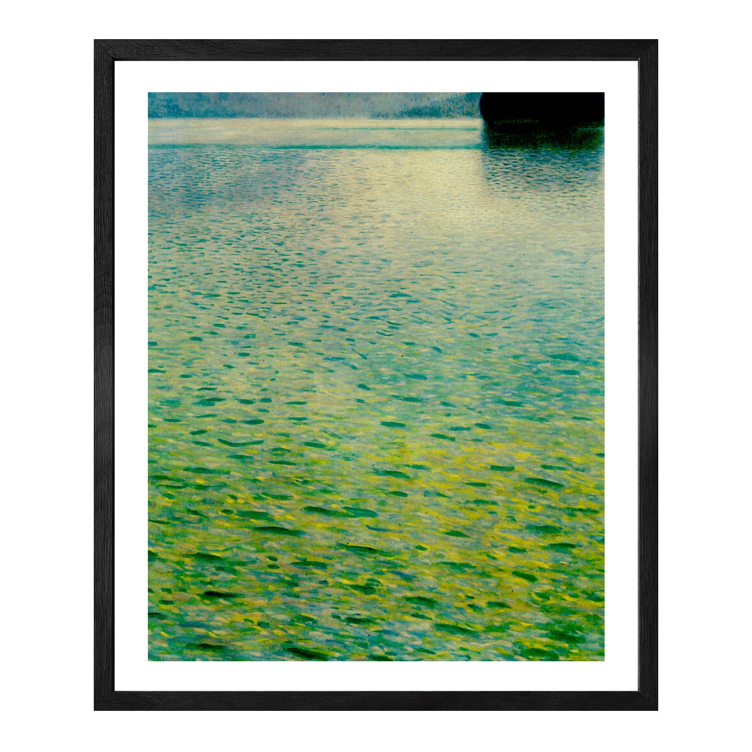 Gustav Klimt Wall Art Island On The Attersee Poster Framed Klimt Art