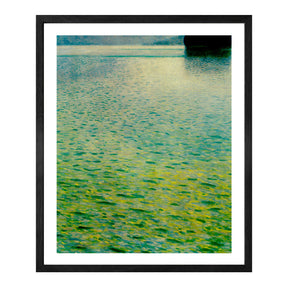 Gustav Klimt Wall Art Island On The Attersee Poster Framed Klimt Art