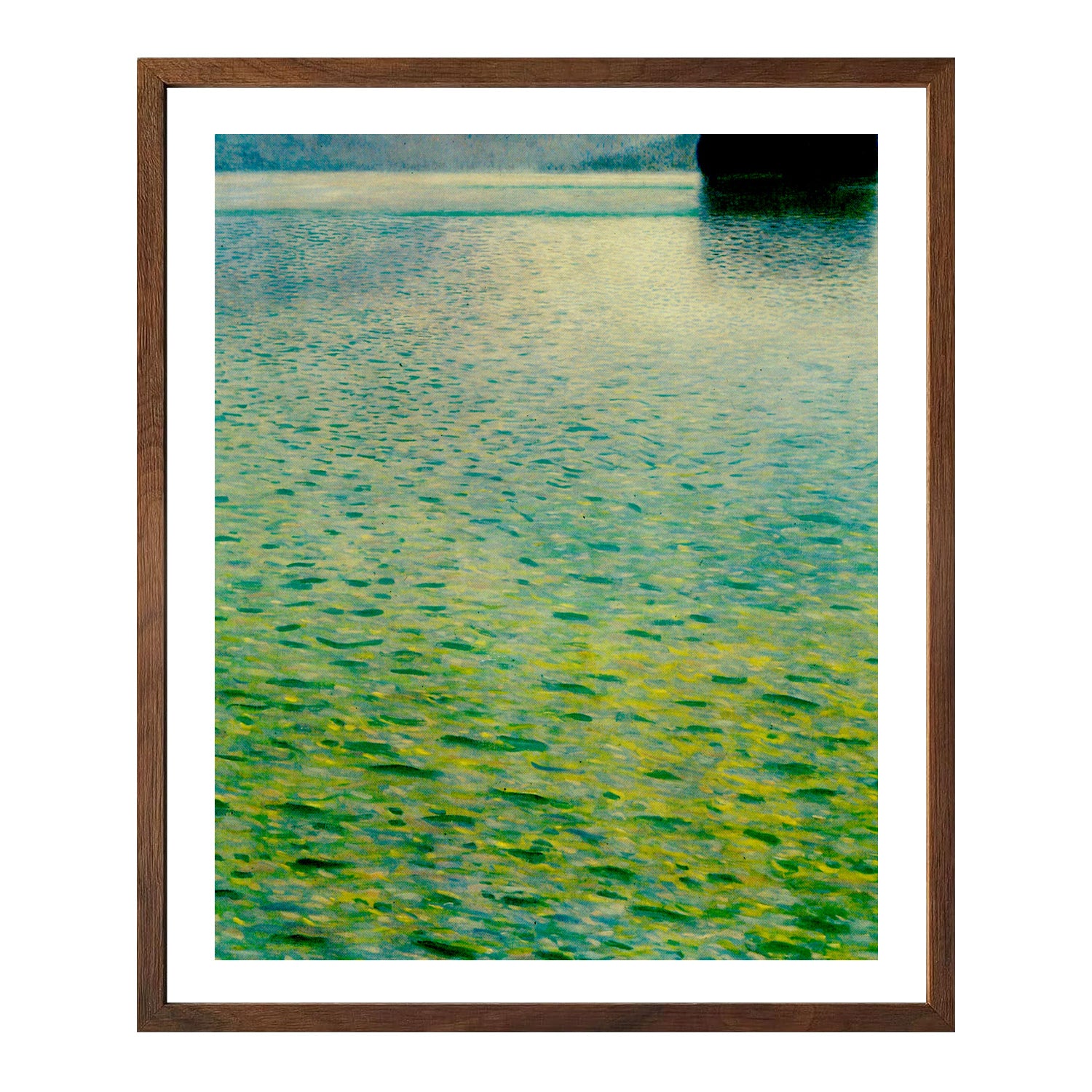 Gustav Klimt Wall Art Island On The Attersee Poster Framed Klimt Art