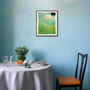Gustav Klimt Wall Art Island On The Attersee Poster Framed Klimt Art