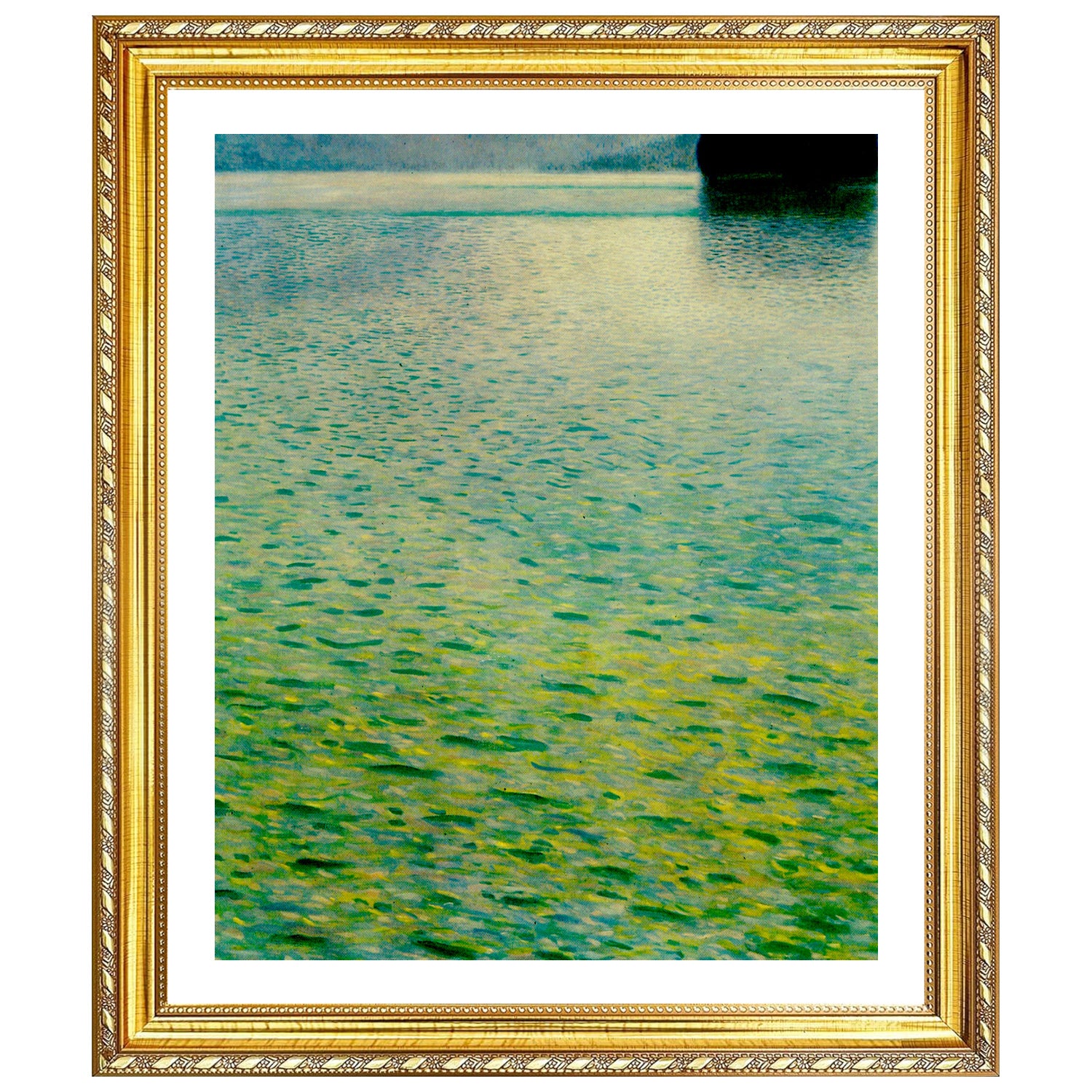 Gustav Klimt Wall Art Island On The Attersee Poster Framed Klimt Art