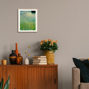 Gustav Klimt Wall Art Island On The Attersee Poster Framed Klimt Art