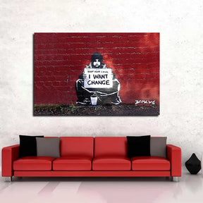 I Want Change Canvas Art