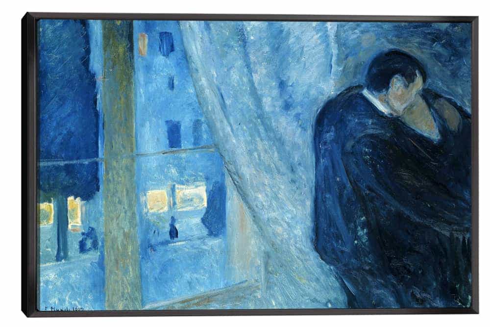 Kiss by the Window Canvas Art