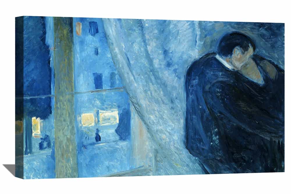 Kiss by the Window Canvas Art