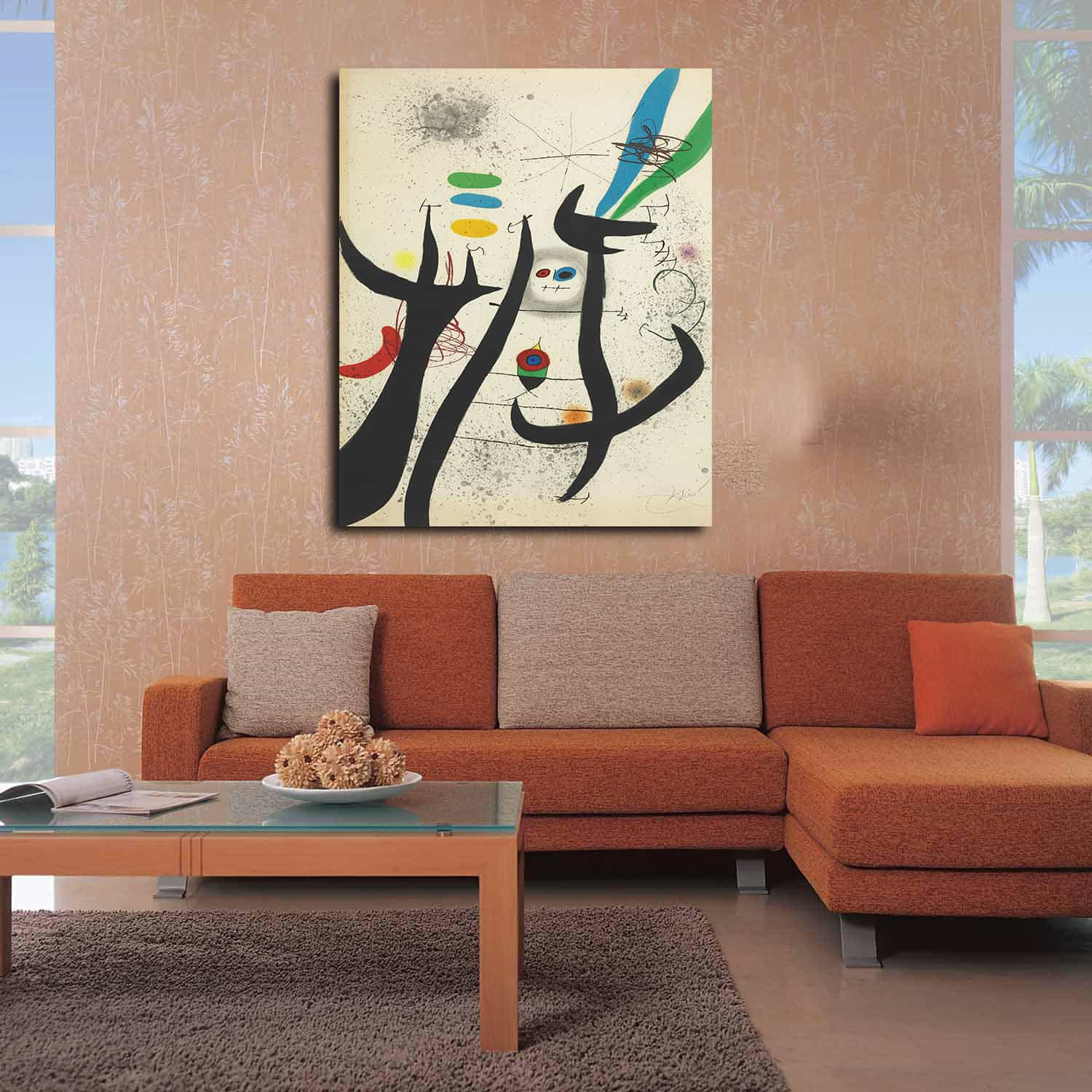 The Woman On The Tree Canvas Art