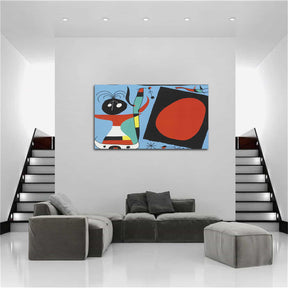 The Woman In The Mirror Canvas Art