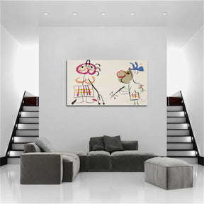 Childhood In Ubud Canvas Art
