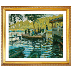 Claude Monet Wall Art La Grenouillere Poster Framed