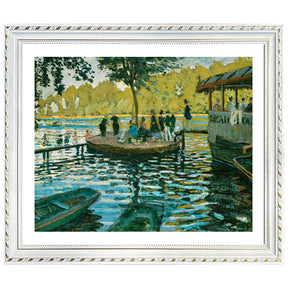 Claude Monet Wall Art La Grenouillere Poster Framed