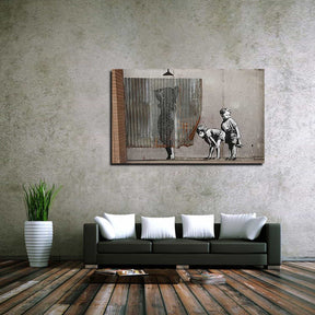 Lady Shower Canvas Art