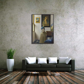 Lady Standing at a Virginal Canvas Art