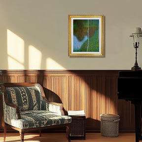 Gustav Klimt Wall Art Lakeside With Birch Trees Poster Framed Klimt Art