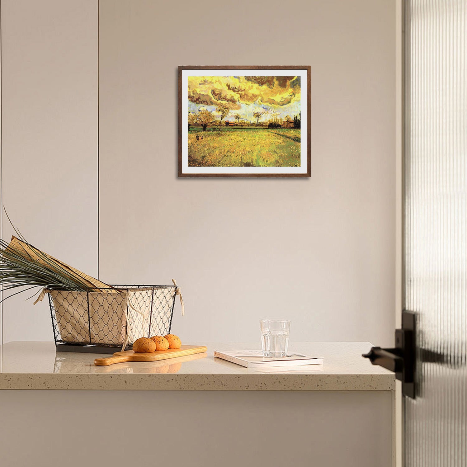 Vincent Van Gogh Stormy Sky Wall Art Van Gogh Poster