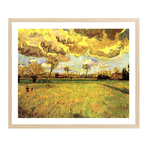 Vincent Van Gogh Stormy Sky Wall Art Van Gogh Poster