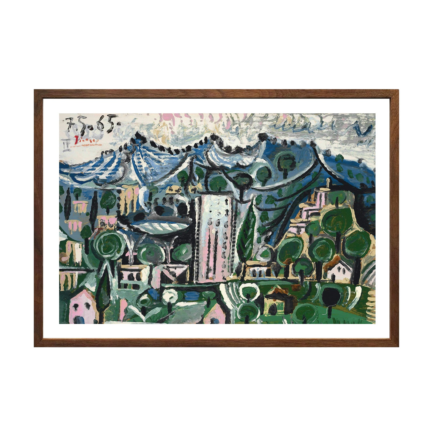 Pablo Picasso Wall Art The Landscape Poster Framed Art