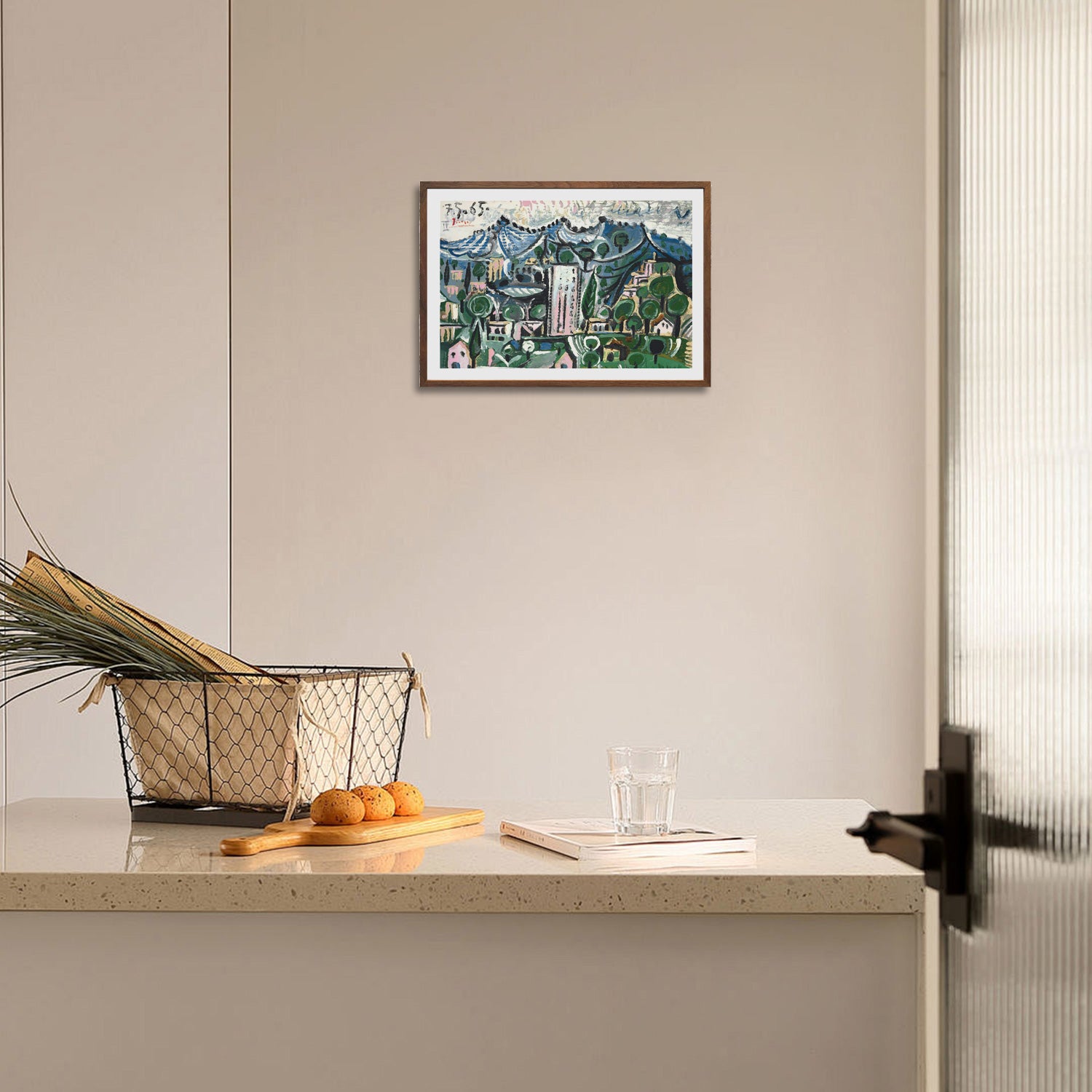 Pablo Picasso Wall Art The Landscape Poster Framed Art