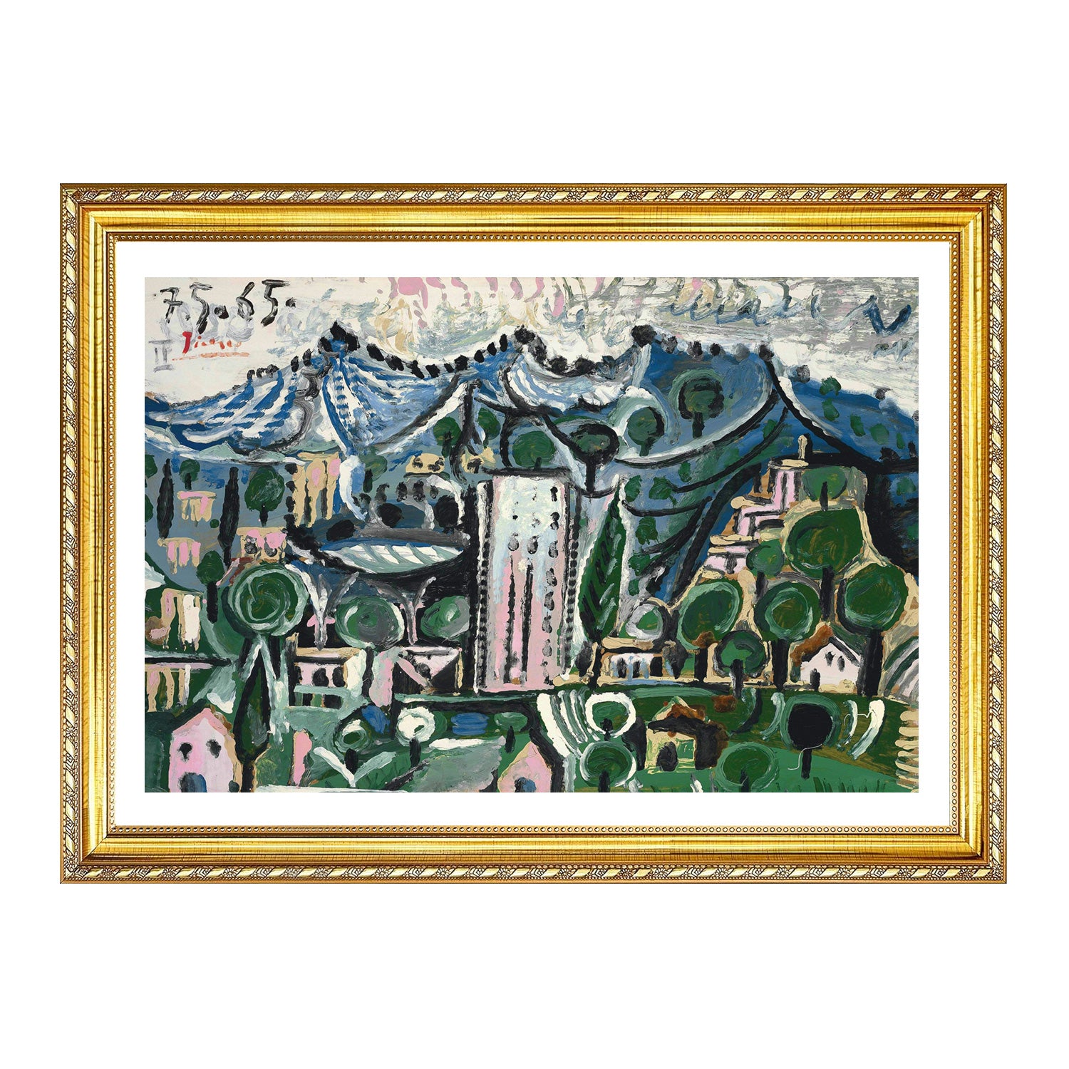 Pablo Picasso Wall Art The Landscape Poster Framed Art