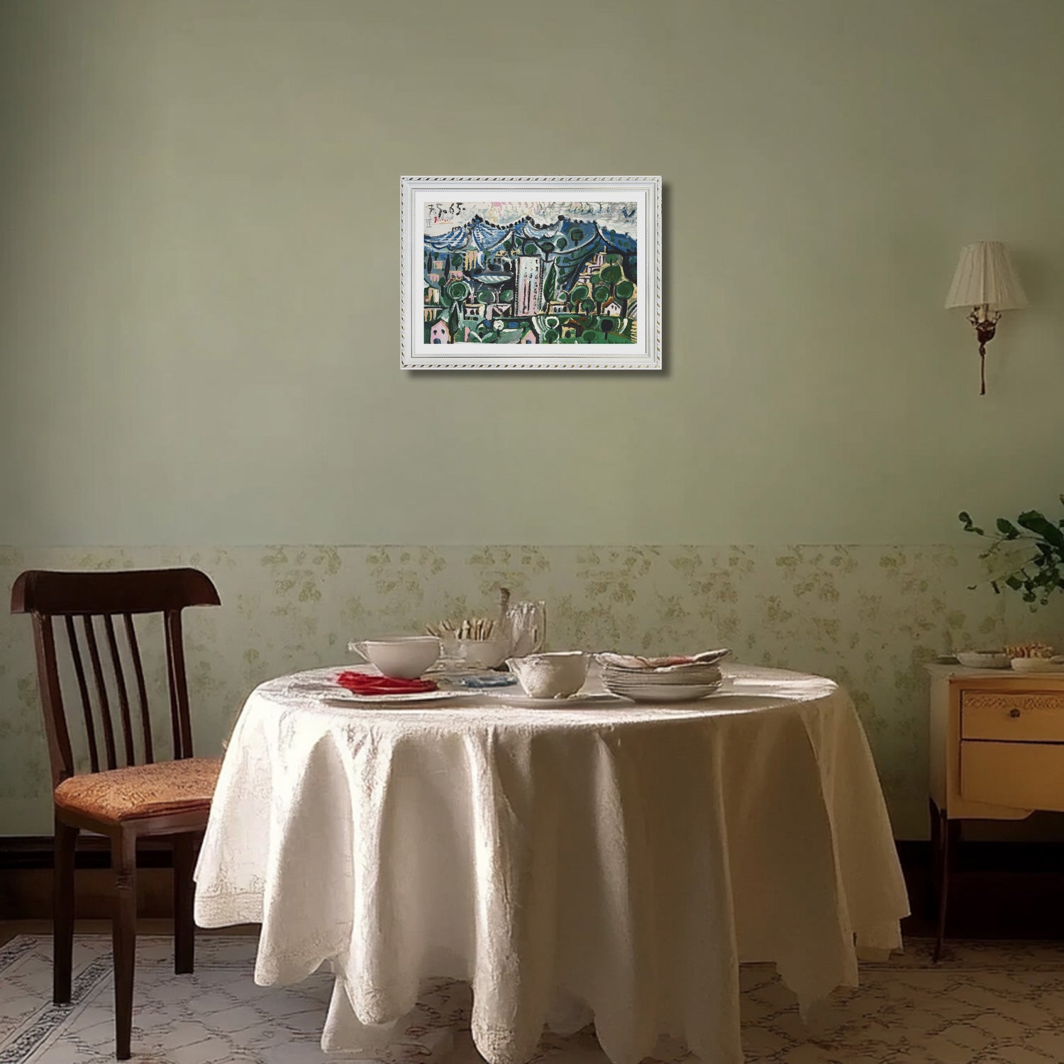 Pablo Picasso Wall Art The Landscape Poster Framed Art