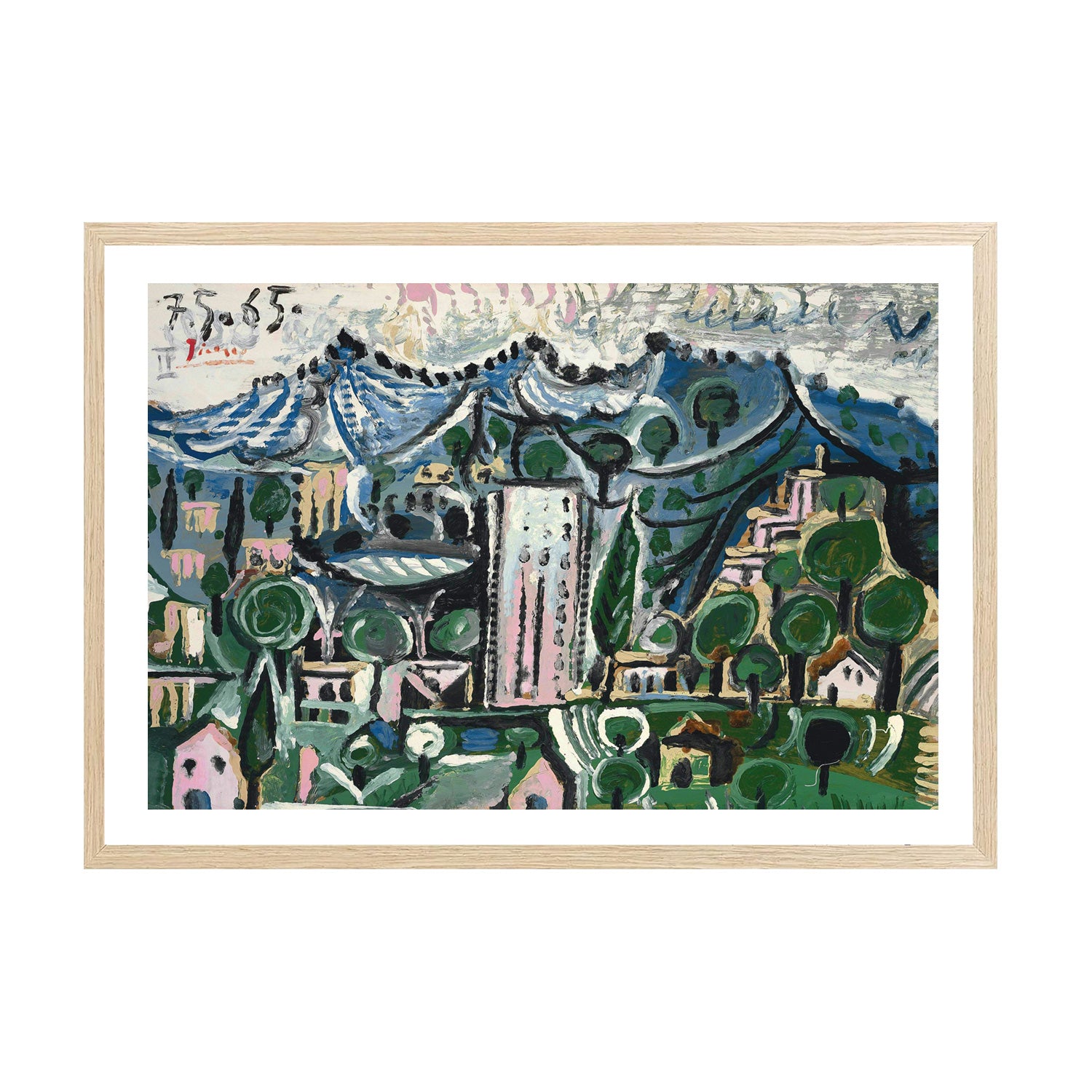 Pablo Picasso Wall Art The Landscape Poster Framed Art