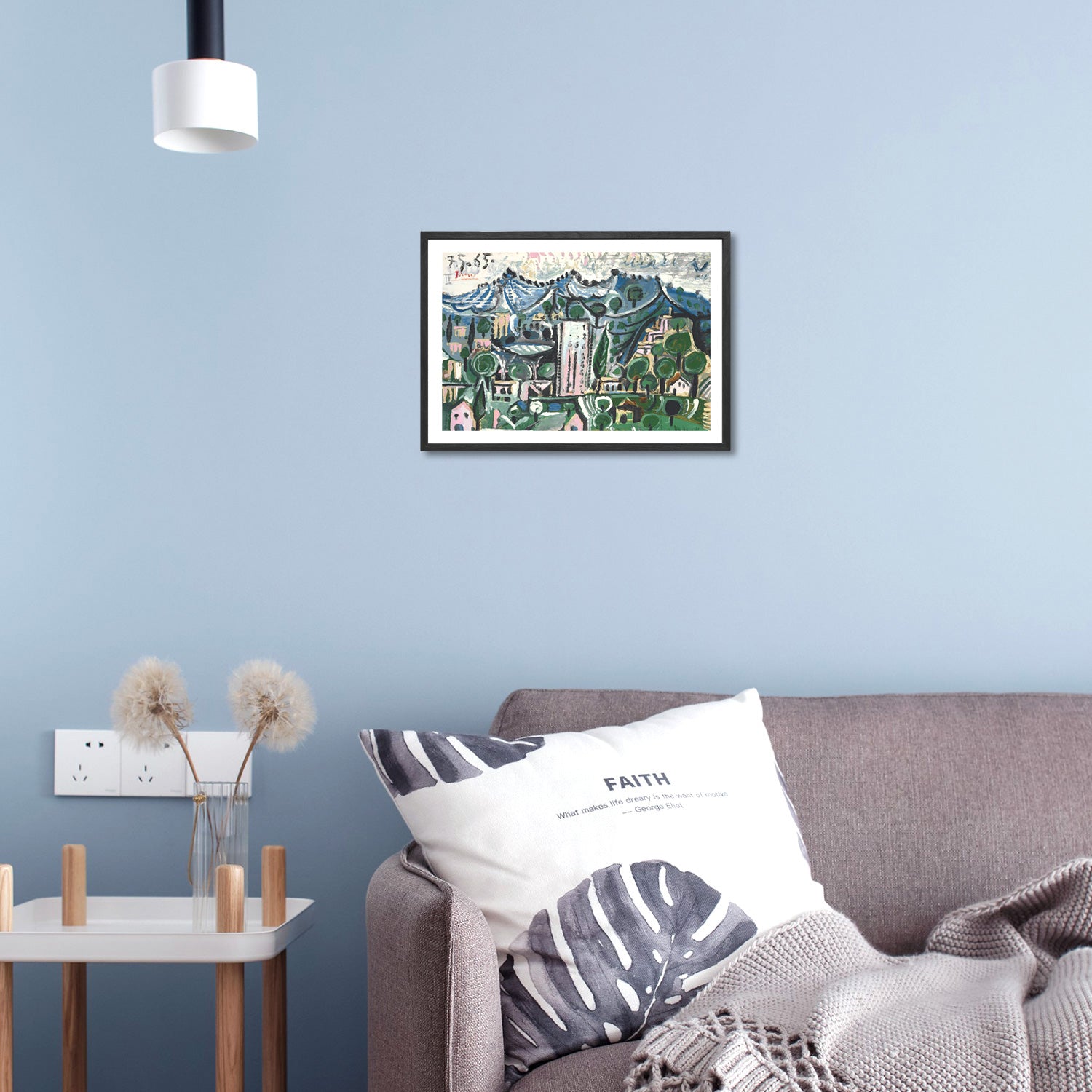 Pablo Picasso Wall Art The Landscape Poster Framed Art