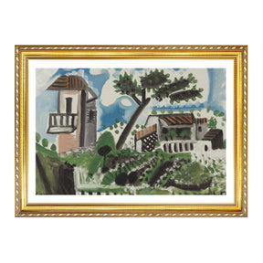 Pablo Picasso Wall Art Landscape Of Vallauris Poster Framed Art