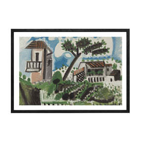 Pablo Picasso Wall Art Landscape Of Vallauris Poster Framed Art