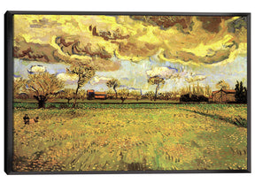 Landscape Under a Stormy Sky Canvas Art