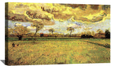 Landscape Under a Stormy Sky Canvas Art