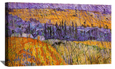 Landscape At Auvers In The Rain Canvas Art