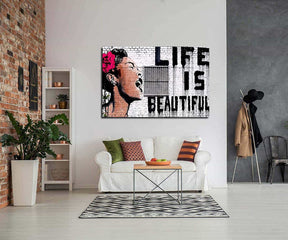 Life Is Beautiful Canvas Art