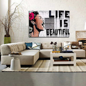 Life Is Beautiful Canvas Art