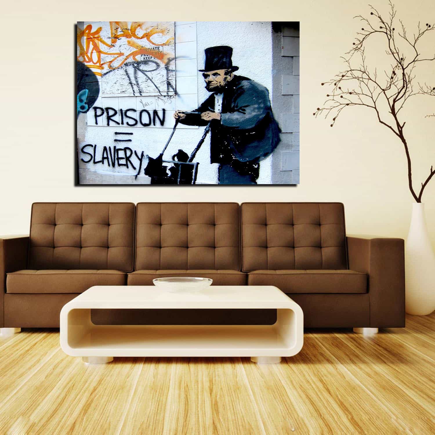 Lincoln homeless Canvas Art