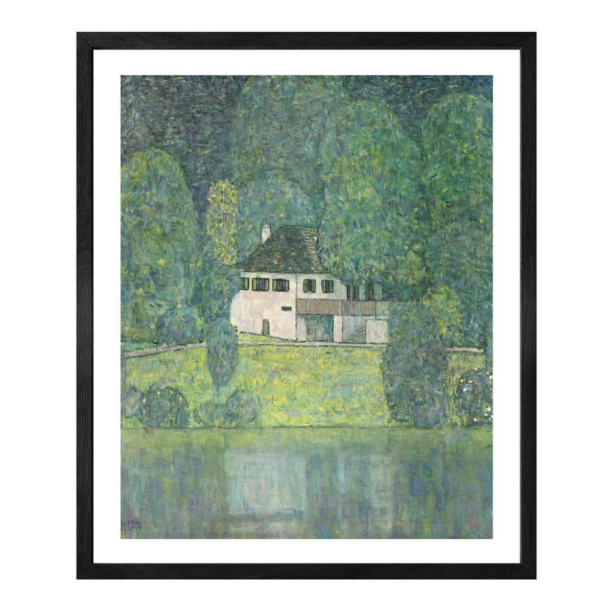Gustav Klimt Wall Art Little House At The Attersee Poster Framed Klimt Art