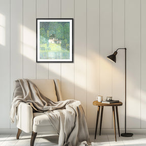 Gustav Klimt Wall Art Little House At The Attersee Poster Framed Klimt Art