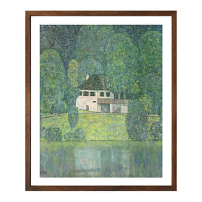 Gustav Klimt Wall Art Little House At The Attersee Poster Framed Klimt Art