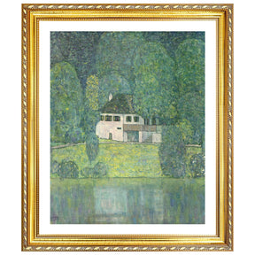 Gustav Klimt Wall Art Little House At The Attersee Poster Framed Klimt Art