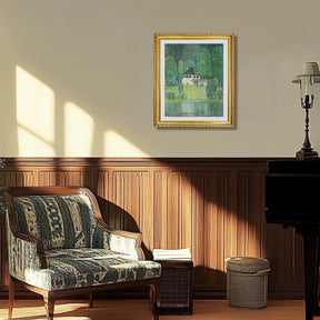 Gustav Klimt Wall Art Little House At The Attersee Poster Framed Klimt Art